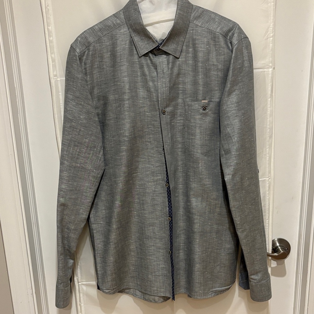 Ted Baker London Charcoal Dress Shirt